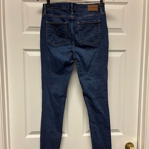 Calvin Klein Slim Straight Leg Raw Hem Jeans sz 10P/30 - Picture 3 of 7